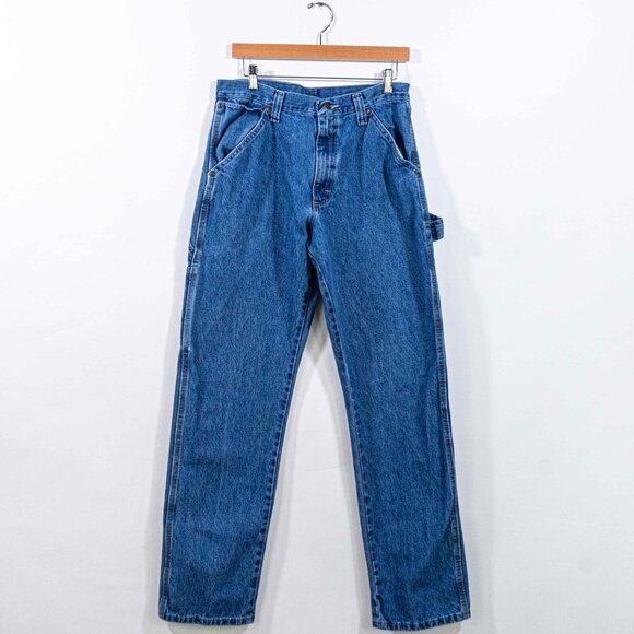 Wrangler Carpenter Workwear Jeans Skate 32 x 34 Streetwear Grunge - Picture 2 of 5